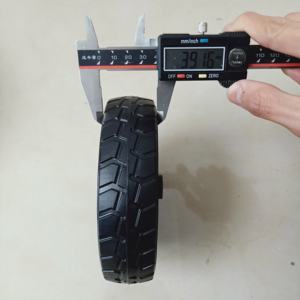 5 6 7 8 9 10 इंच सीसा-मुक्त pvc pp tp प्लास्टिक पोली वैगन ट्रॉली व्हील - Product Image 6