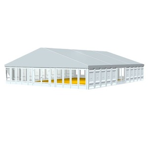 Tente de stockage industrielle en alliage d'aluminium Sheld 15m x 40m x 4m, abri d'atelier imperméable pour entrepôt temporaire logistique - Product Image 1