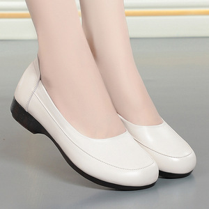 Mocasines Planos de Cuero Marrón <span class=keywords><strong>para</strong></span> <span class=keywords><strong>Mujer</strong></span>, Cómodos, con Punta Redonda, Plataforma Baja, Antideslizantes, <span class=keywords><strong>para</strong></span> Uso Diario, Casual y de Oficina, OEM ODM - Product Image 3