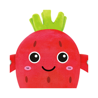 Jouet en peluche piano à rythme sensoriel Fraise, avec son tactile et induction corporelle, jouet éducatif musical pour enfants