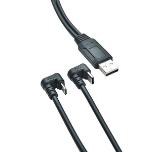 <span class=keywords><strong>C</strong></span>âble de charge multifonctionnel OEM USB 2.0 A mâle vers Type <span class=keywords><strong>C</strong></span> mâle Micro mâle en forme de Y/<span class=keywords><strong>U</strong></span> coudé - Product Image 1