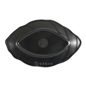 Leaf Shaped <b>Plate</b> Imitation Porcelain Korean Style Durable Food Serving Dish Solid Color WKP4310 WKP4312 - Product Image 2