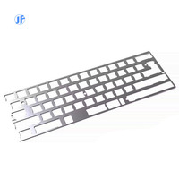 Coque de clavier mécanique en aluminium sur mesure OEM, usinée CNC, en acier inoxydable anodisé avec brochage
