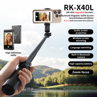 Nuevo diseño HD Display Smart Video Log Slefie Live Video Log Monitor de pantalla móvil magnético