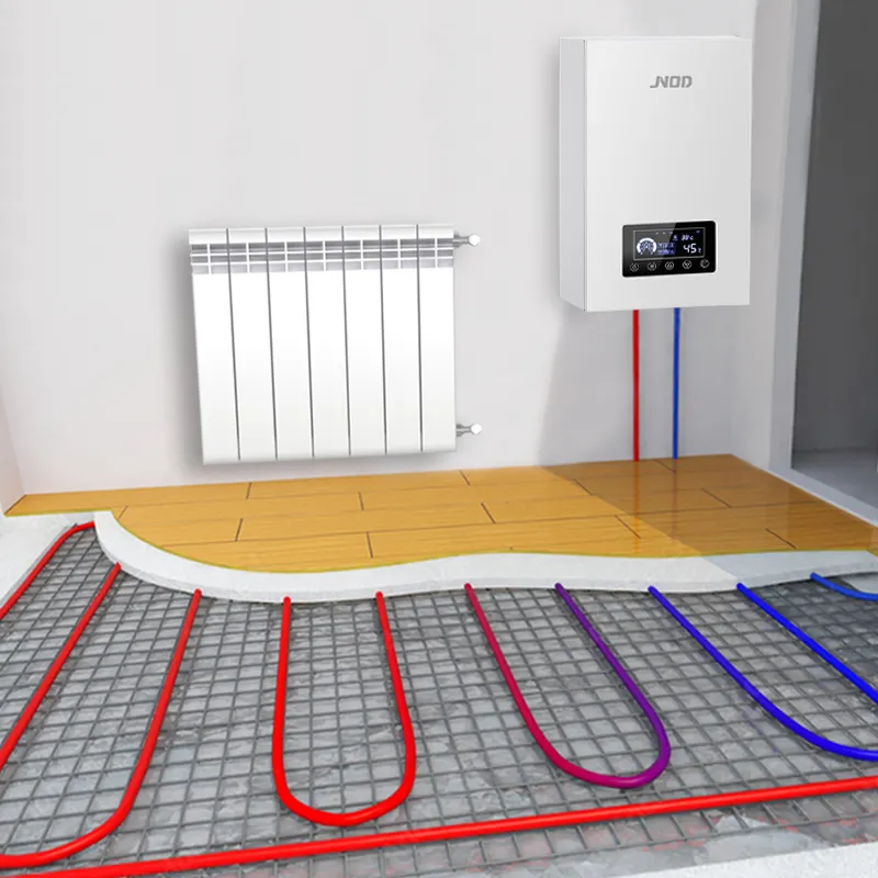 Caldeira aquecimento pendurar parede Sistema aquecimento caldeira elétrica controle inteligente