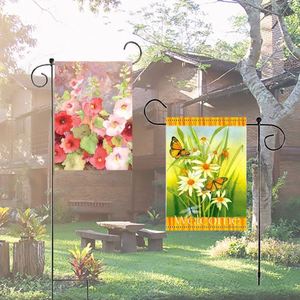 Drapeau de jardin à sublimation 12*18 pouces, bannière de jardin double face pour la décoration, drapeau de jardin à sublimation double face - Product Image 1