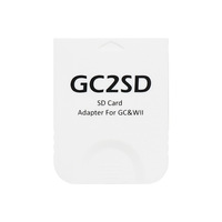 Lector de Tarjetas para GameCube Wii GC2SD, Adaptador de Tarjeta TF/SD para Memoria GC WII