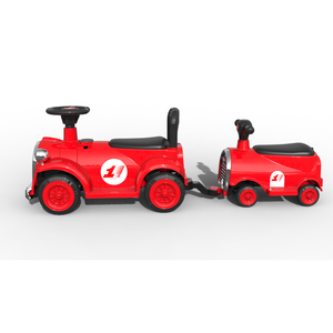 Chất Lượng Tốt Nhất Điện Trẻ Em Xe Đồ Chơi 3 Năm Tuổi Chàng Trai Cô Gái Pin Hoạt Động Điều Khiển Từ Xa Đi Xe 1 + 1 Bé Tàu Điện Bao Gồm - Product Image 5