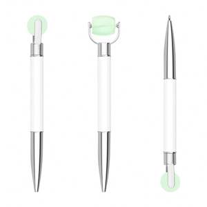 Divertidos Bolígrafos Faciales Giratorios con Logotipo Personalizado, Bolígrafos de Resina con Punta de Bola, Bolígrafo Facial Multifunción con Bola de Masaje para Oficina - Product Image 5