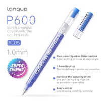 Stylos gel Cinnamoroll 16 couleurs, coffret surprise anime, mignons, kawaii, dessins animés japonais, stylos neutres pour enfants, cadeau, stylos à paillettes pour colorier