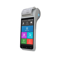 4G 5.5 "POS Machine Bar QR Code Scanner NFC Lecteur de Carte Portable Android Smart Pos Terminal Avec Imprimante pour la Vente au Détail