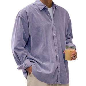 Nuova <span class=keywords><strong>Camicia</strong></span> in Velluto a Coste da <span class=keywords><strong>Uomo</strong></span> a Maniche Lunghe, di Tendenza, Casual, Vestibilità Ampia, Spessa, per Autunno e Inverno, Giacca da <span class=keywords><strong>Uomo</strong></span> - Product Image 5
