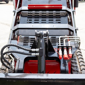 Minicargadora con orugas de goma, fuerza de elevación máxima de 500 kg, para renovación de patios estrechos y mantenimiento de huertos - Product Image 6