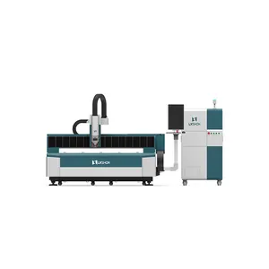 Lxshow máquina de corte a laser, 1500w 4000 w 5kw raycus folha de metal e tubo de fibra cnc preço para 2mm de aço inoxidável