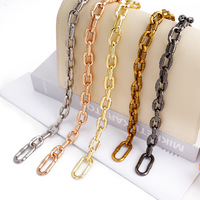 ALALAMU Accessoires de luxe robustes en métal texturé, comprenant chaîne à maillons, nœud décoratif, fermoir de sac en forme de cœur, breloques et badges