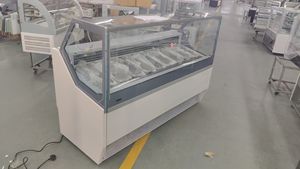 Congelador Grande para Gelato, Congelador Expositor de Gelato Italiano, Congelador para Helados, <span class=keywords><strong>Vitrina</strong></span> para Helados Duros - Product Image 6