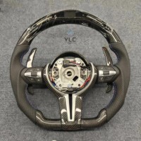 Volant en fibre de carbone YLC pour BMW F30 F10 E90 E70 E71 F35 F22 F18 E46 E36 E60 M3 M4 M5 M Sports Car