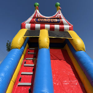 Toboggan Gonflable Extérieur à Sec pour Enfants, Thème Cirque, pour <span class=keywords><strong>Parc</strong></span> d'Attractions et Carnaval - Product Image 4