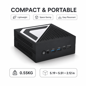 Openclaw ใหม่ <span class=keywords><strong>Mini</strong></span> <span class=keywords><strong>PC</strong></span> <span class=keywords><strong>AMD</strong></span> Ryzen Ai 9 HX470 oculink มินิพีซี16คอร์ DDR5 96GB SSD PCIe4.0 2TB dual 2.5G LAN มินิโฮสต์ - Product Image 3