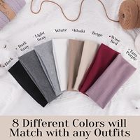 Diadema Deportiva Elástica Coreana SongMay, Tejida, para Fitness, Accesorios para el Cabello