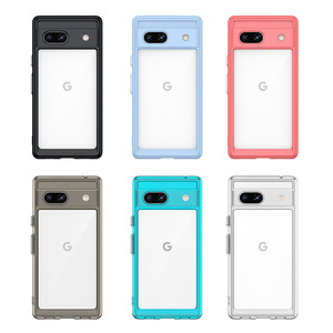 Cho Google Pixel trường hợp cứng PC Acrylic TPU chống xước điện thoại trong suốt trường hợp bán buôn rõ ràng bìa cho Google Pixel 7A 7 Pro - Product Image 2