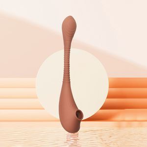 Wosilicone 2-1 Saugen Vibrieren Ei Spielzeug für Frauen Klitoris Vagina <span class=keywords><strong>G</strong></span>-Punkt Stimulierende Vibrator Mini Mädchen Sexspielzeug - Product Image 4
