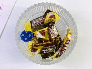 Pot en verre avec couvercle, décoration pour bonbons de mariage, large bouche et Design personnalisé 50 pièces - Product Image 3