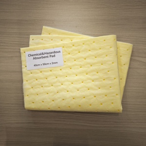 Tampons absorbants chimiques Laboratoire Tampons absorbants rapides à haute efficacité pour la manipulation d'urgence de liquides dangereux dans les usines - Product Image 5