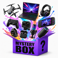 Boîte mystère d'électronique : Anneau lumineux pour joueurs de jeux mobiles en direct, pour le divertissement portable, les boutiques et les kits de vente au détail pour créateurs