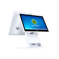 Elegante Sistema POS Todo en Uno con Pantalla Táctil de 15.6 Pulgadas, Hardware Android 11, Máquina de Caja Registradora, Terminal de Punto de Venta para Restaurante