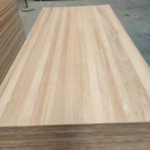 Sıcak satış çevre dostu güzel doku fırın kurutulmuş aşınmaya karşı katı ahşap kavak döşeme mobilya - Product Image 5