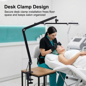 Lámpara de Uñas Plegable Profesional con Clip, Luz LED de Belleza, Iluminación Suave Ajustable, Lámpara de Escritorio para Salón de Belleza - Product Image 5