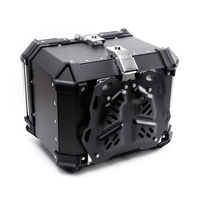 HKS 36L accessoires pour motos pulsar motocicleta moto tout-terrain serrures à bagages couvertures en alliage pannier top case coffre arrière boîtes