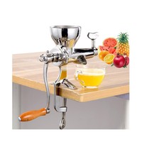 야채 및 과일 가정용 핸드 크랭크 Juicer 304 스테인레스 스틸 수동 과즙 설탕 지팡이 과즙 수동