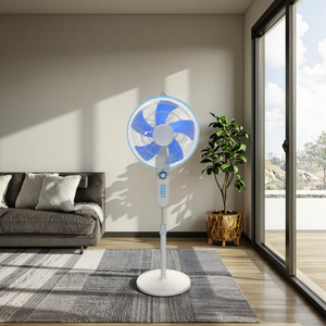 Ventilador Oscilante de 16 Pulgadas con Altura Ajustable, Base Independiente, Aspas de Plástico, para Uso en Exteriores, Hoteles y Hogares - Product Image 6