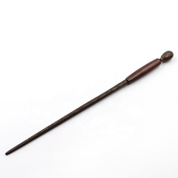 Baguette Magique Harry Potter Coffret Noir Manglobes Accessoire Cosplay Cowin Cadeau de Thanksgiving Nouvel An Noël Halloween en Métal Acier