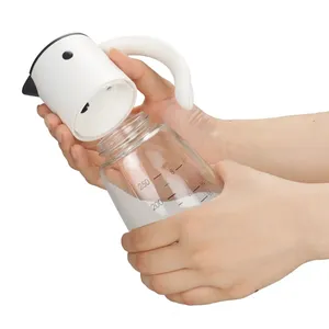 250ml Glass Bottle Stainless Steel Body with PP Lid Gravity Oil <strong>Vinegar</strong> Dispenser <strong>Shaker</strong> for Seasoning Spice Boxed Product - Product Image 4