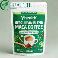 Poudre de Café Instantané Saveur Crème Supplément Minceur à Base de Plantes Poudre de Café Maca de Qualité Alimentaire pour Hommes