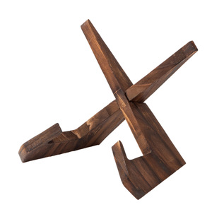 Wooden Display Stand Household Lazy Person's Recipe Shelf Book Reading Shelf Solid Wood <strong>Record</strong> <strong>Storage</strong> and Display Shelf - Product Image 4