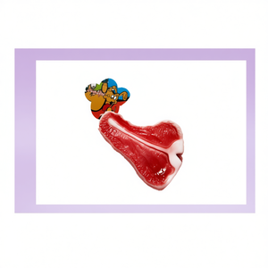 Giocattoli da Masticare Premium a Forma di Bistecca per Cani, Durevoli e Divertenti da Mordere per Riempire il Giorno di Riso e Attività - Product Image 3