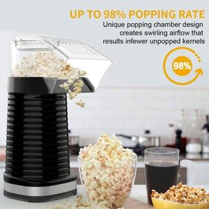Machine à popcorn à air chaud en silicone 1200W, appareil à popcorn électrique certifié ETL, taux de popping de 98%, popper rapide et écologique en 3 minutes - Product Image 3