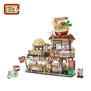 LOZ 1295教育玩具现代城市街道建设DIY积木套装5-7岁儿童螺旋面馆 - Product Image 2