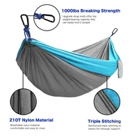 Haute qualité en plein air randonnée survie ou voyage simple et Double parachute hamacs/camping hamac