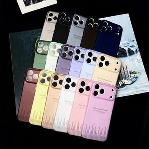 Funda Ultrafina Transparente de TPU Esmerilado, Silicona Suave, Color Mate, para iPhone 17, 17 Air, 16, 15, 14, 13, 12, 11 Pro Max, Súper Delgada - Product Image 1