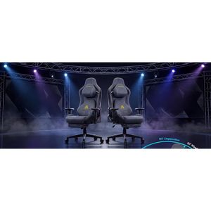Kaufhof Gaming Sedia Gamer Poltrona, Sedia da Ufficio Ergonomica Traspirante in Tessuto Similpelle, Regolabile Continuamente - Product Image 2