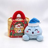 Nouveau jouet anti-stress en fibre de polyester en forme de boulette, mignon pain vapeur, cadeau d'anniversaire transfrontalier