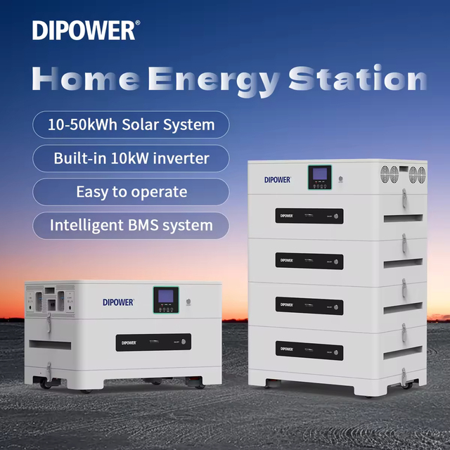 All-In-One 10KW Stackable Home Energy Storage System Inverter Lithium Ion Battery 20kWh 400Ah 600Ah 800Ah Solar Power Options