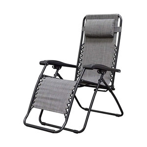 Grand fauteuil de relaxation pliant en maille pour extérieur, zéro gravité, pour la plage, avec pièces détachées - Product Image 2