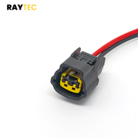 Connecteur automobile bidirectionnel étanche en cuivre pour klaxon, boîtier PBT 6098-0137 DJR7022FA-2.2-21