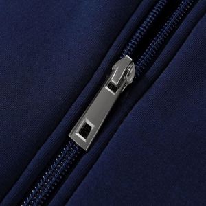 Sudadera con capucha y cremallera de 700 g/m² de alto gramaje, unisex, estilo urbano, con logo bordado y estampado en caliente, sudadera con capucha lisa para hombre con cuello alto. - Product Image 4